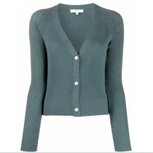 NWOT VINCE V-Neck Cashmere Cardigan, M